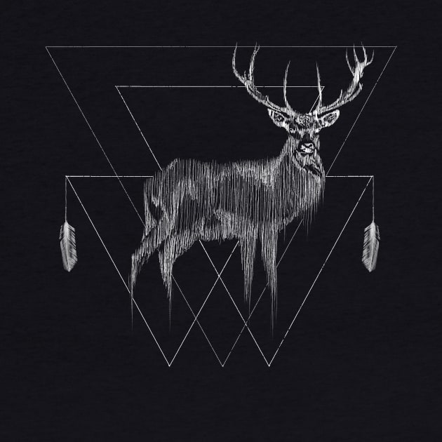 SPIRIT OF THE DEER by KARMADESIGNER T-SHIRT SHOP